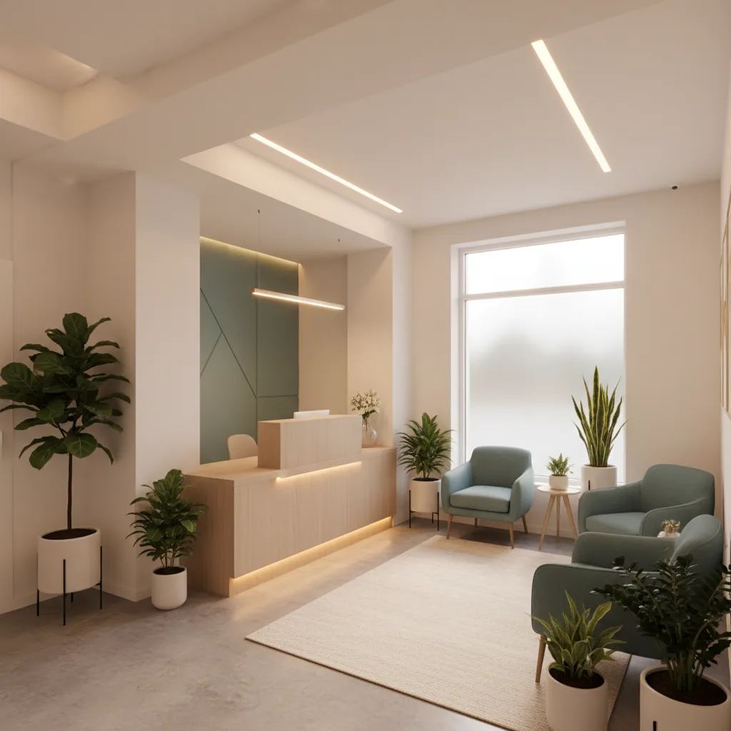 Salle d'attente cabinet dentaire