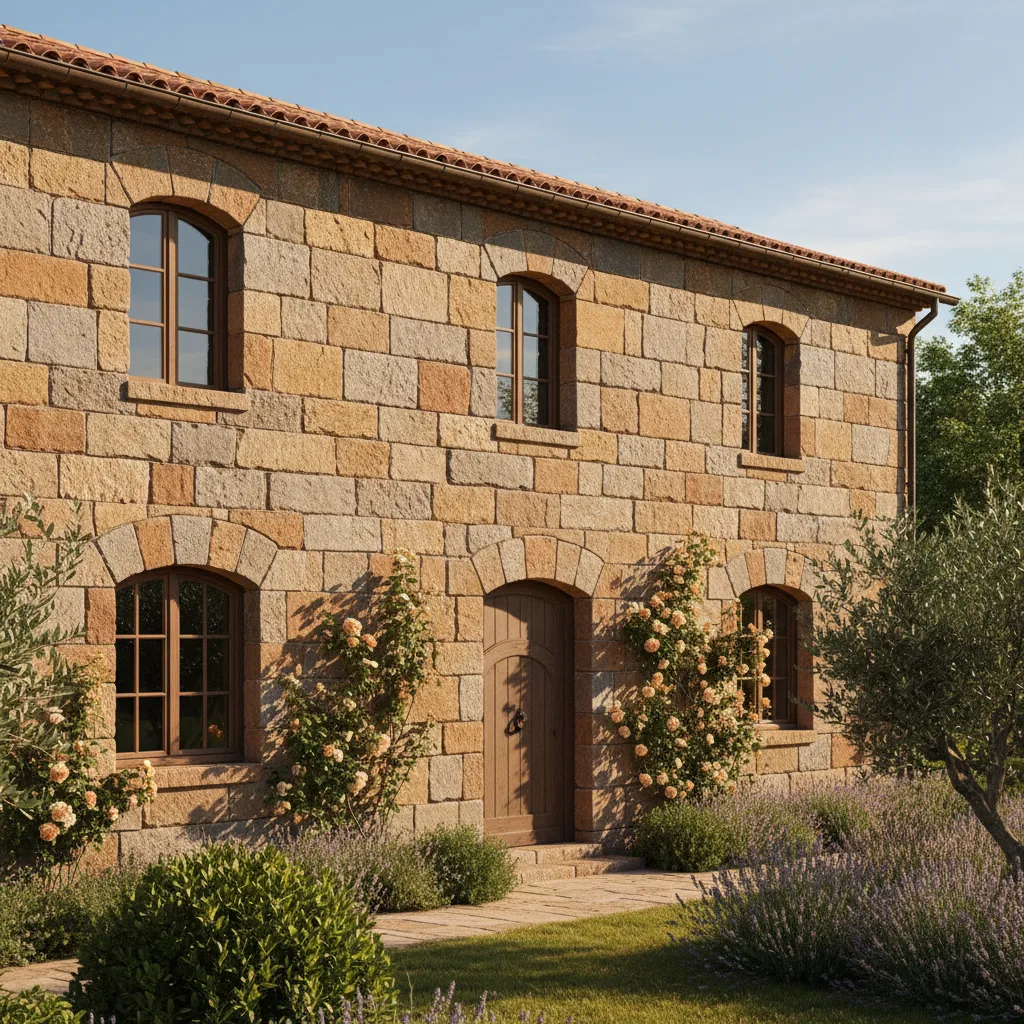 Facade apres travaux de maconnerie