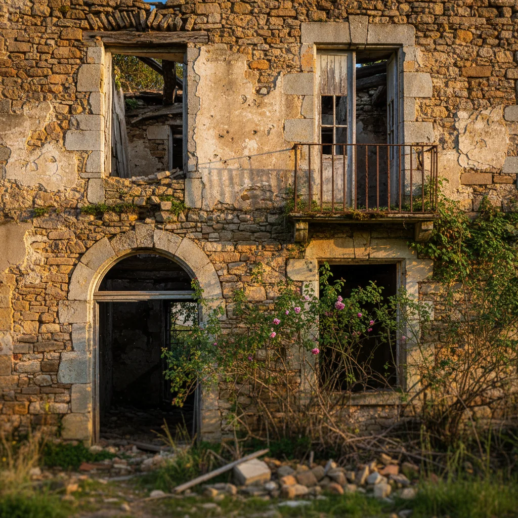 Facade avant travaux de maconnerie